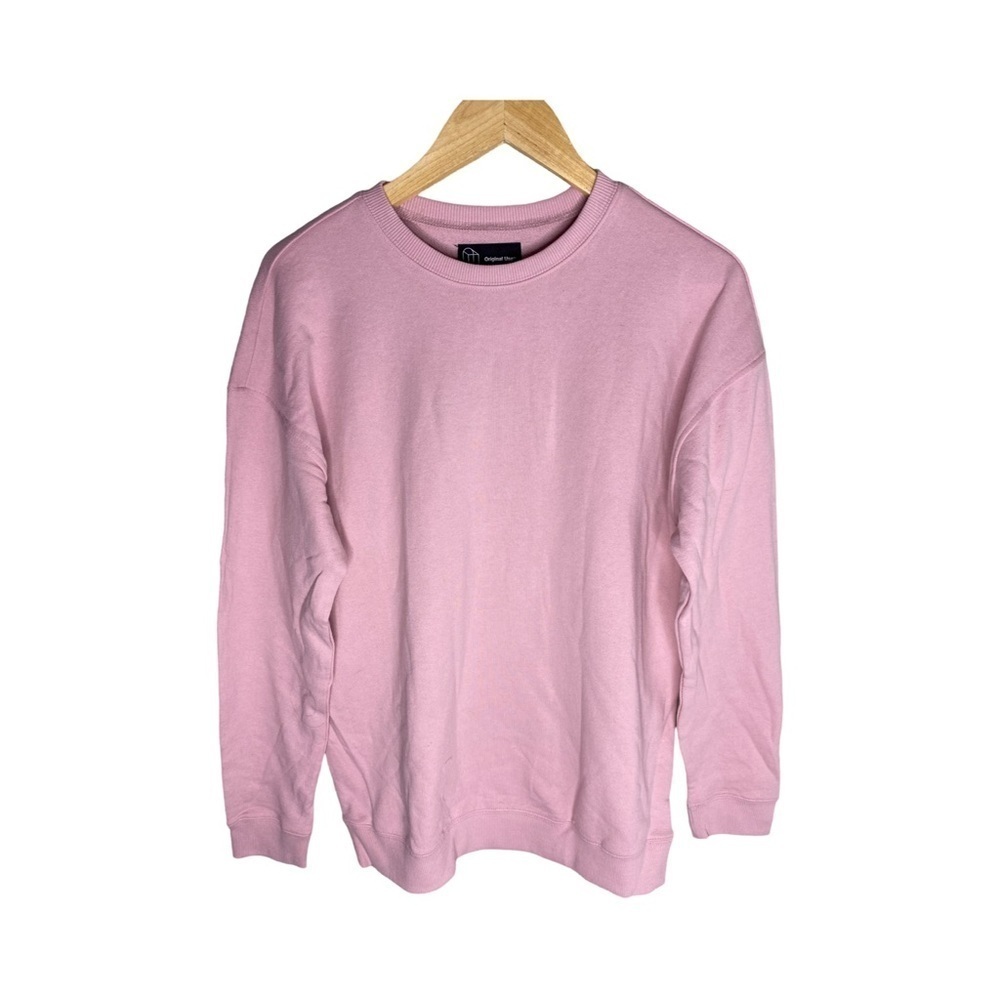 Original Use Long Sleeve Lightweight Pink Crewneck Sweatshirt NWT Size S